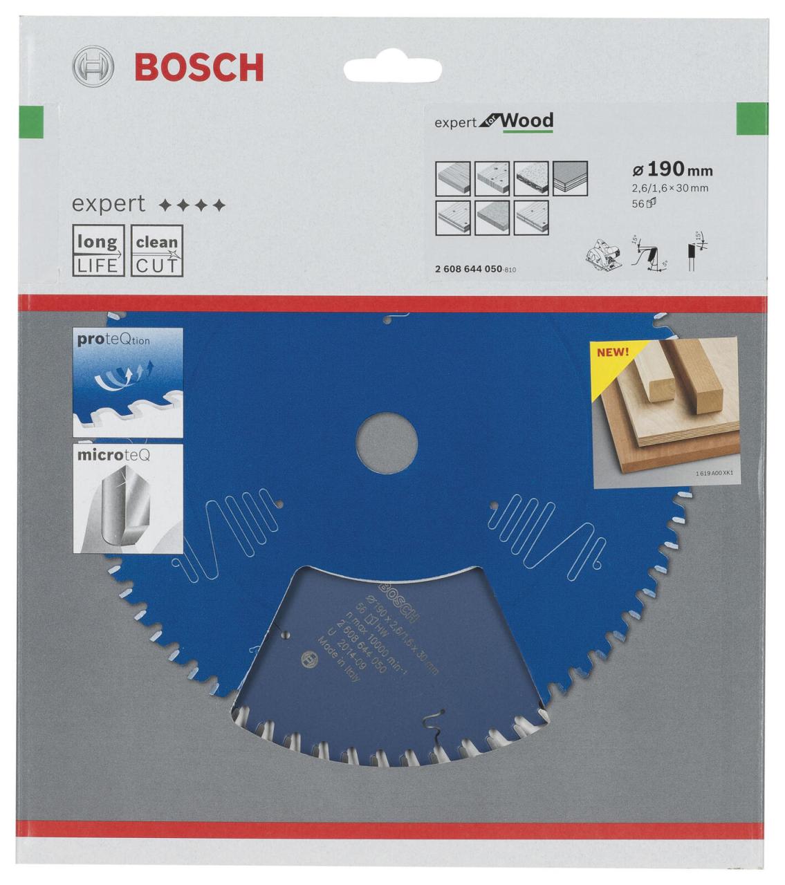 Bosch Kreissägeblatt 190x30-56 Kreissägeblatt von Bosch