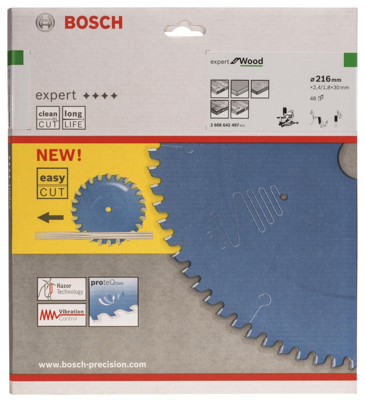 Bosch Kreissägeblatt 216x30-48 Kreissägeblatt von Bosch