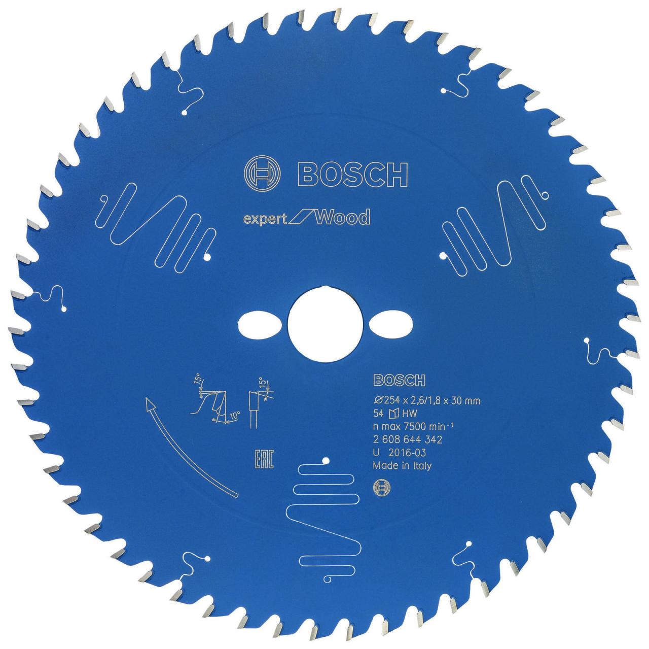BOSCH Expert for Wood Kreissägeblatt 1 St. BOSCH Expert for Wood Kreissägeblatt 1 St. von Bosch