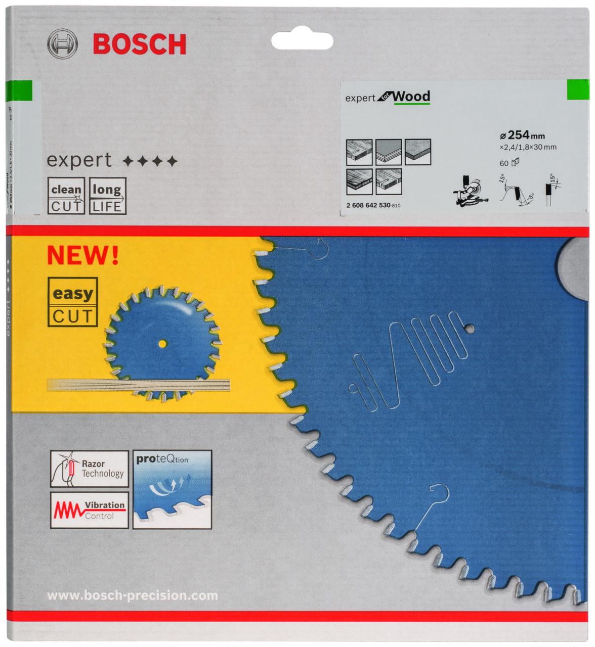 Bosch Kreissägeblatt 254x30-60 Kreissägeblatt von Bosch