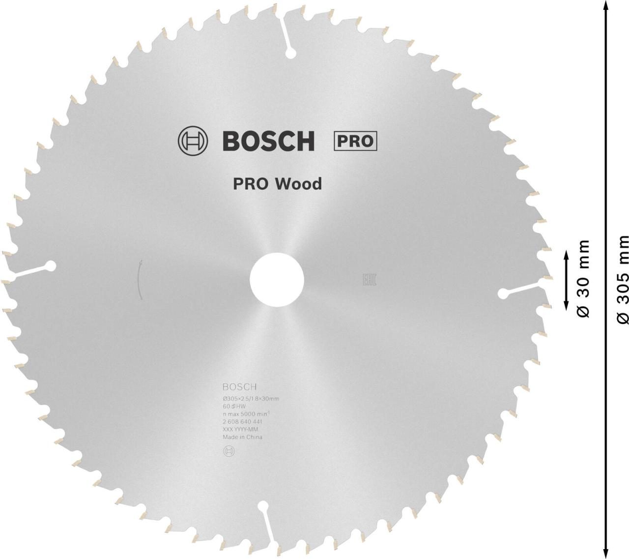 Bosch Kreissägeblatt 305x30-60 Kreissägeblatt von Bosch