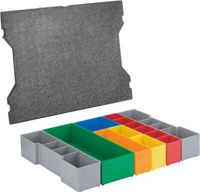 Bosch L-BOXX - Tascheneinsatz für Zubehör / Verbrauchsmaterialien - Polystyrol (Packung mit 12) - für L-BOXX 102 Professional von Bosch