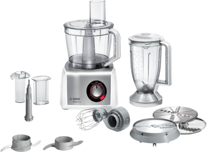 Bosch MC812S814 1250W 3.9l Edelstahl - Weiß Küchenmaschine (MC812S814) von Bosch
