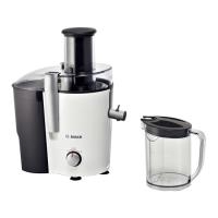 Bosch MES25A0 - Entsafter - 700 W - Weiß/Anthrazit (MES 25A0) von Bosch