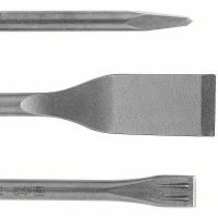 Bosch - Meißelsatz - für Beton, Fliesen, Stahlbeton, Ziegelsteine - flach, Punkt, Spaten - 3 Stücke - SDS-plus - Länge: 260 mm, 250 mm (2607019159) von Bosch