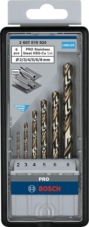 BOSCH Metallbohrer-Set Robust Line HSS Cobalt-Legierung 6-teilig BOSCH Metallbohrer-Set Robust Line HSS Cobalt-Legierung 6-teilig von Bosch