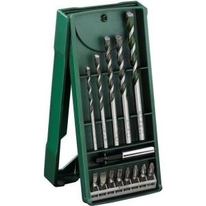 Bosch Mini X-Line - Schraubendreher- und Bohrer-Bitsatz - für Mehrzweckanwendungen - 14 Stücke - 5 mm, 6 mm, 8 mm, 4 mm, 3 mm - torx, phillips, pozidriv, slot - T20, T25, PH1, PH2, PZ1, PZ2, SL4.0, SL6.0 - Länge: 25 mm - für EasyImpact 600, UniversalImpact 700 von Bosch