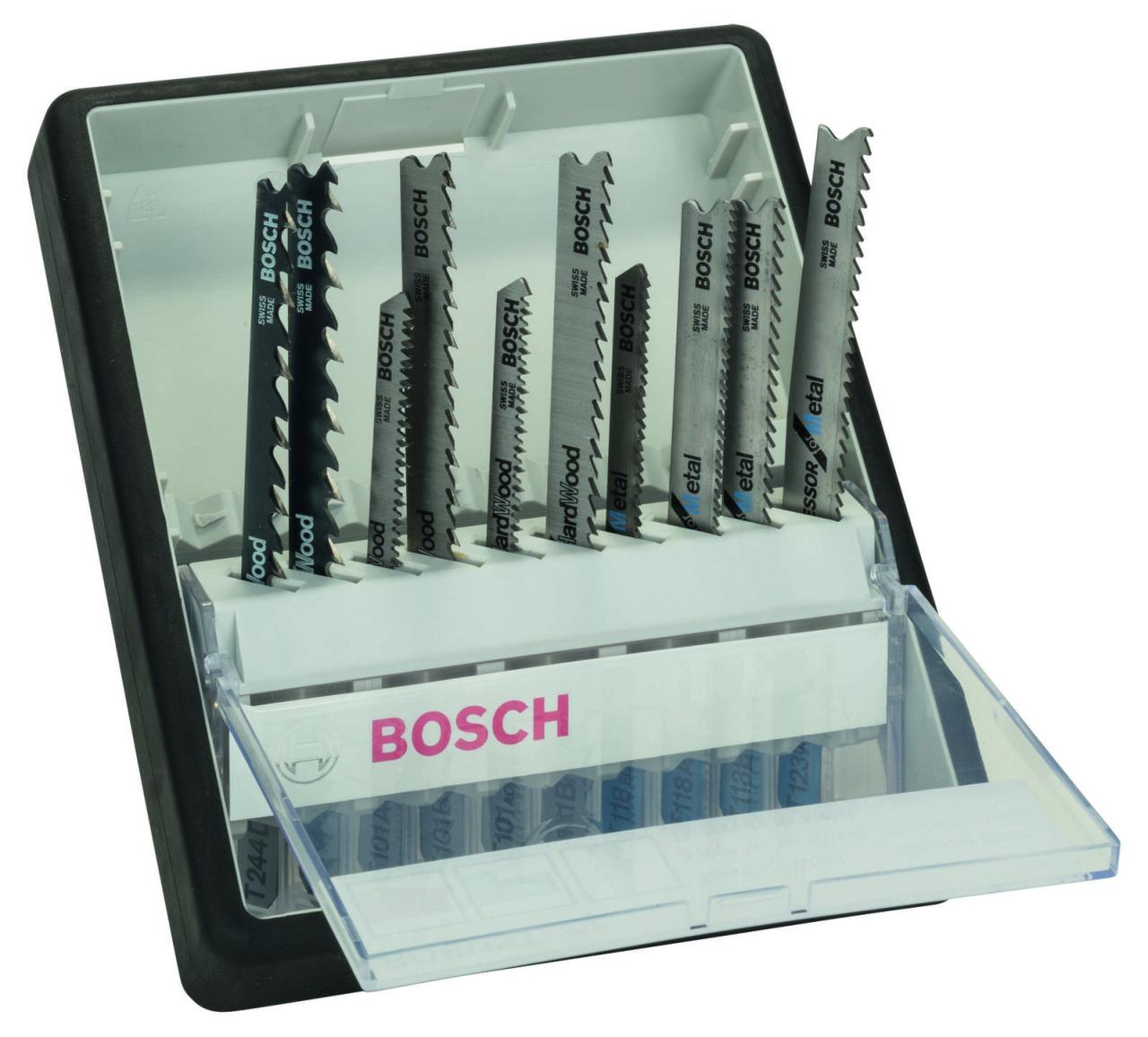 BOSCH Robust Line Wood and Metal Stichsägeblätter-Set 10-teilig BOSCH Robust Line Wood and Metal Stichsägeblätter-Set 10-teilig von Bosch