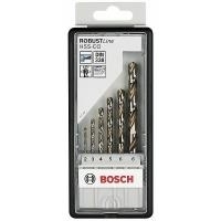 Bosch Robust Line HSS-Co, DIN 338 - Bohrersatz - für Metall - 6 Stücke - 5 mm, 6 mm, 8 mm, 4 mm, 3 mm, 2 mm Bosch Robust Line HSS-Co, DIN 338 - Bohrersatz - für Metall - 6 Stücke - 5 mm, 6 mm, 8 mm, 4 mm, 3 mm, 2 mm von Bosch