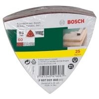 Bosch - Schleifpapier - 25 St�cke - Dreieck - K�rnung: 60 - 93 mm von Bosch