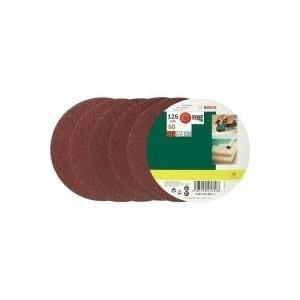 Bosch - Schleifpapier - für Holz - 125 mm - Körnung: 80 (Packung mit 25) von Bosch