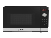 Bosch Serie 2 FFL023MS2, Arbeitsplatte, Solo-Mikrowelle, 20 l, 800 W, Tasten, Drehregler, Schwarz, Edelstahl von Bosch