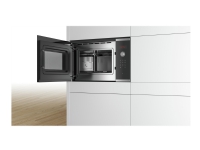 Bosch Serie 4 BFL553MS0, Integriert, Kombi-Mikrowelle, 25 l, 900 W, Tasten, Drehregler, Schwarz, Edelstahl Bosch Serie 4 BFL553MS0, Integriert, Kombi-Mikrowelle, 25 l, 900 W, Tasten, Drehregler, Schwarz, Edelstahl von Bosch
