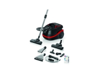 Bosch Serie 4 BWD421POW, 2100 W, Zylinder-Vakuum, Trocken&Nass, Kombi, HEPA, Schwarz, Rot von Bosch