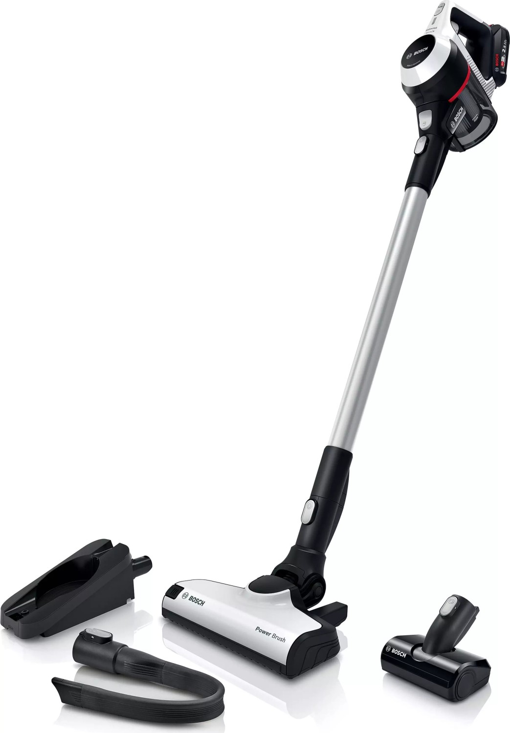 Bosch Serie 6 BKS611MTB Stabstaubsauger/Elektrischer Besen Schwarz - Weiß (BKS611MTB) von Bosch