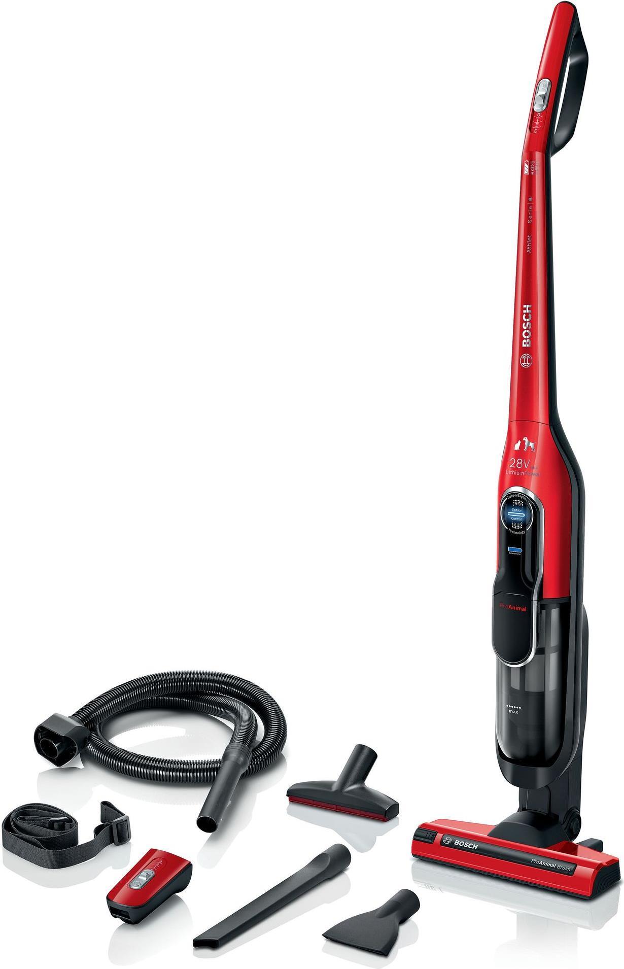 Bosch Serie 6 BLH86PET1 Stabstaubsauger/Elektrischer Besen Rot (BLH86PET1) von Bosch