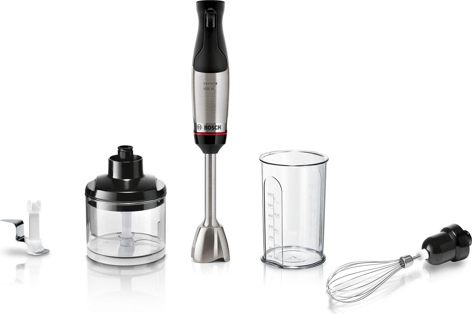 Bosch Serie 6 MSM6M622 Mixer 0,6 l Kochmixer 1000 W Schwarz - Edelstahl (MSM6M622) von Bosch