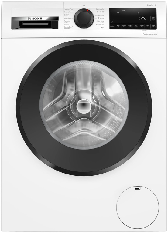 Bosch Serie 6 Waschmaschine 8 kg, 1400 U/min, Nachlegefunktion, WGG234070 von Bosch