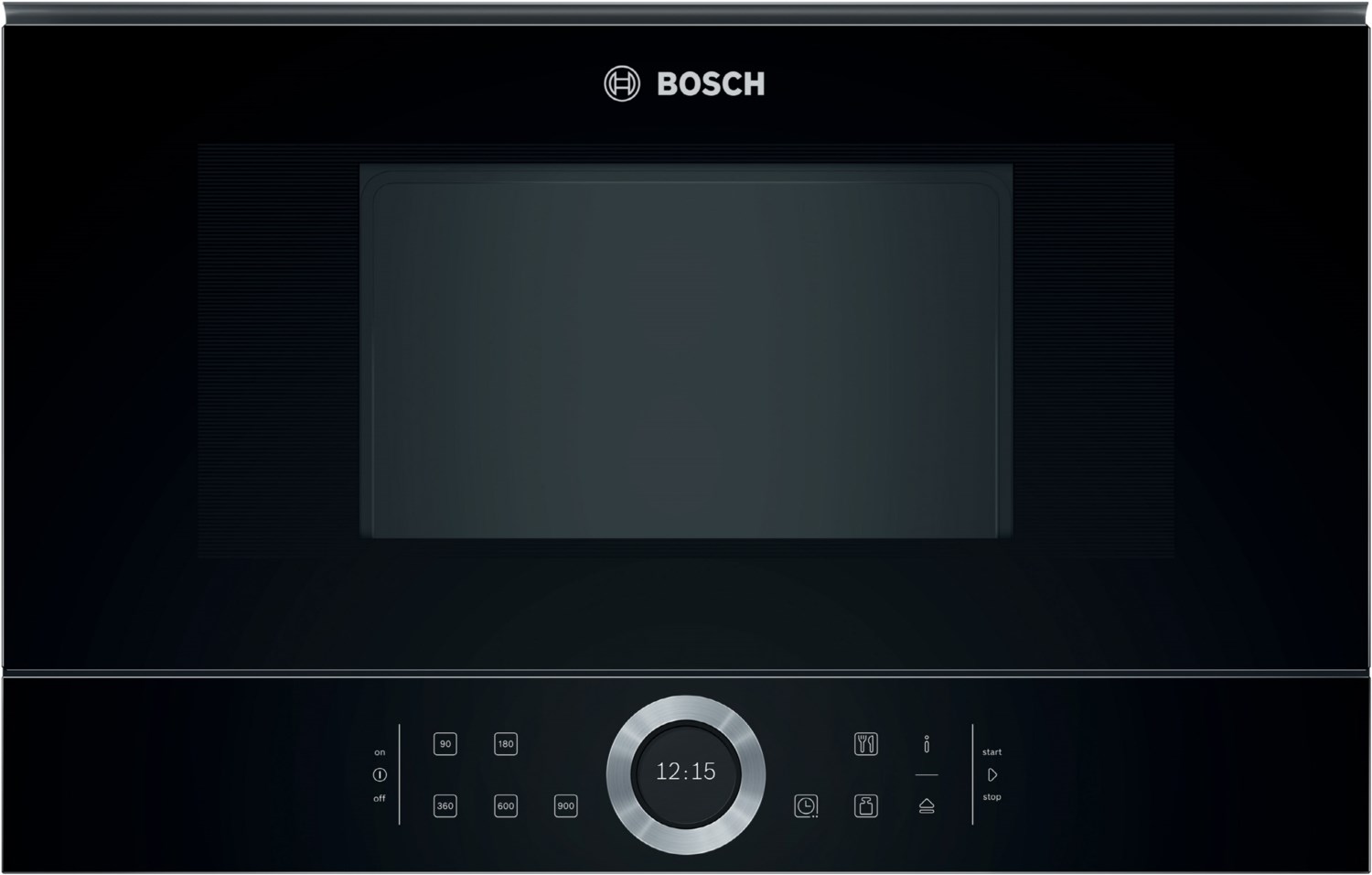 Bosch Serie 8 Einbau-Mikrowelle 60cm schwarz von Bosch