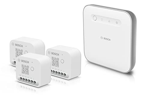 Bosch Smart Home Beleuchtung und Beschattung-Set, 3x Licht-/Rollladensteuerung II, 1x Controller II von Bosch