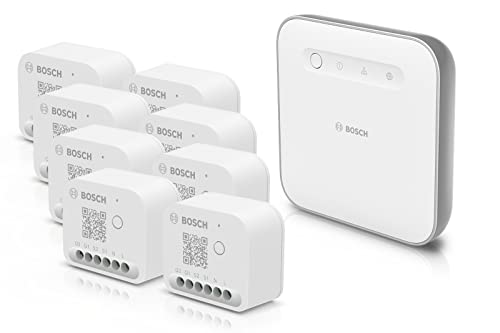Bosch Smart Home Beleuchtung und Beschattung-Set, 8x Licht-/Rollladensteuerung II, 1x Controller II von Bosch Smart Home
