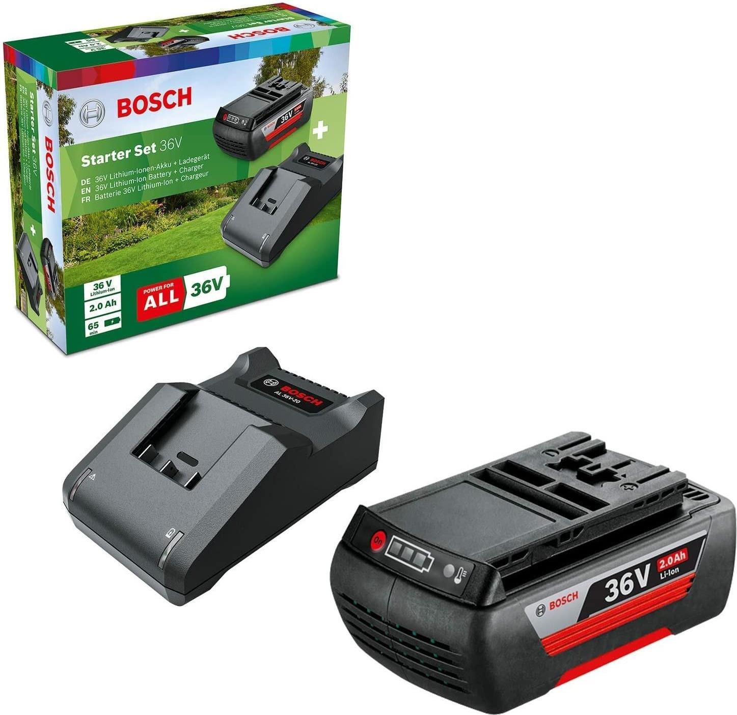 Bosch Starter set 36V - Batterieladegerät + Batterie - Li-Ion - 2 Ah - 2 A (F.016.800.609) von Bosch
