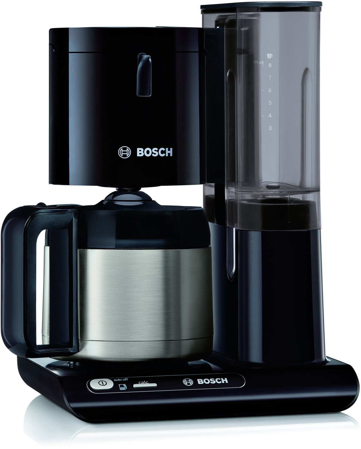 Bosch Styline Filter-Kaffeemaschine mit Edelstahl-Thermokanne 1,1 L schwarz von Bosch