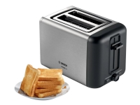 Bosch TAT3P420DE, 2 Scheibe(n), Schwarz, Silber, Tasten, Niveau, Drehregler, CE, VDE, 970 W, 220 - 240 V von Bosch