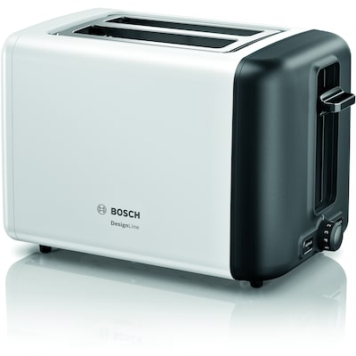 Bosch TAT3P421DE Kompakt Toaster, DesignLine, weiß /schwarz von Bosch