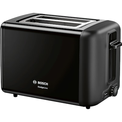 Bosch TAT3P423DE Kompakt Toaster, DesignLine, Edelstahl schwarz von Bosch
