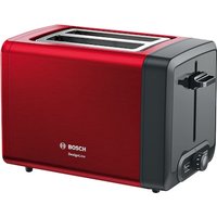 Bosch TAT4P424DE Kompakt Toaster, DesignLine, rot von Bosch