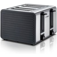 Bosch TAT7S45 Kompakt-Toaster 4-Schlitz grau schwarz von Bosch