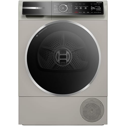 Bosch WQB246CX0 Serie 8 Smarter Wärmepumpen-Trockner, 9 kg, optimale Trocknung, automatische Trocknerprogrammwahl, Dampf zum Entknittern, schneller saubere Wäsche Bosch WQB246CX0 Serie 8 Smarter Wärmepumpen-Trockner, 9 kg, optimale Trocknung, automatische Trocknerprogrammwahl, Dampf zum Entknittern, schneller saubere Wäsche von Bosch