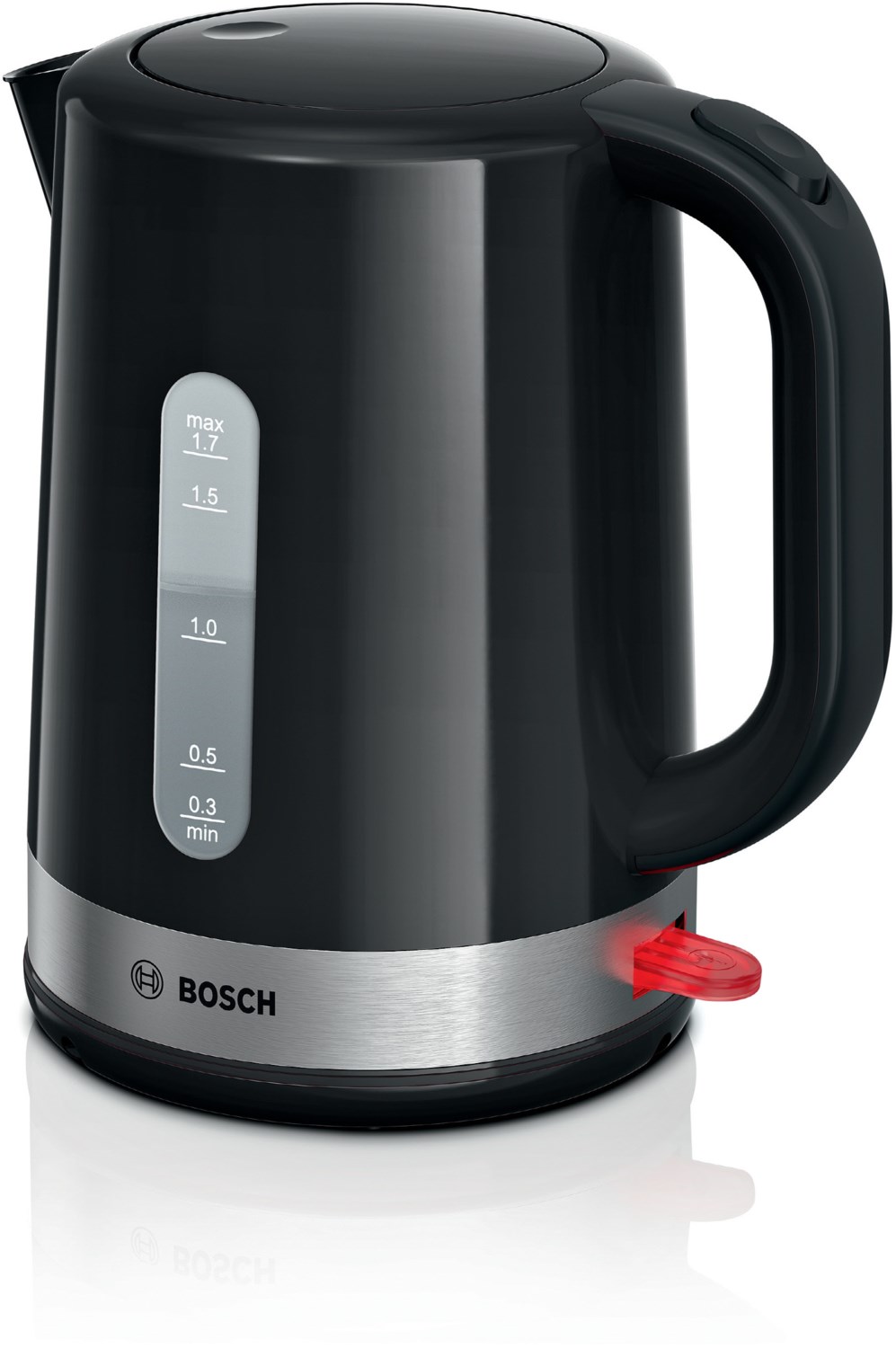 Bosch Wasserkocher 1,7 Liter schwarz/edelstahl von Bosch