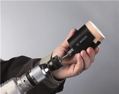 Bosch progressor for Wood+Metal Power-Change - Lochsägenadapter mit Bohrkopf - 7,15 mm - 6,35 mm - SDS-plus - Länge: 85 mm (2608522411) von Bosch
