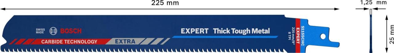 BOSCH EXPERT S 1155 CHM Endurance for HeavyMetal Säbelsägeblätter 10 St. BOSCH EXPERT S 1155 CHM Endurance for HeavyMetal Säbelsägeblätter 10 St. von Bosch