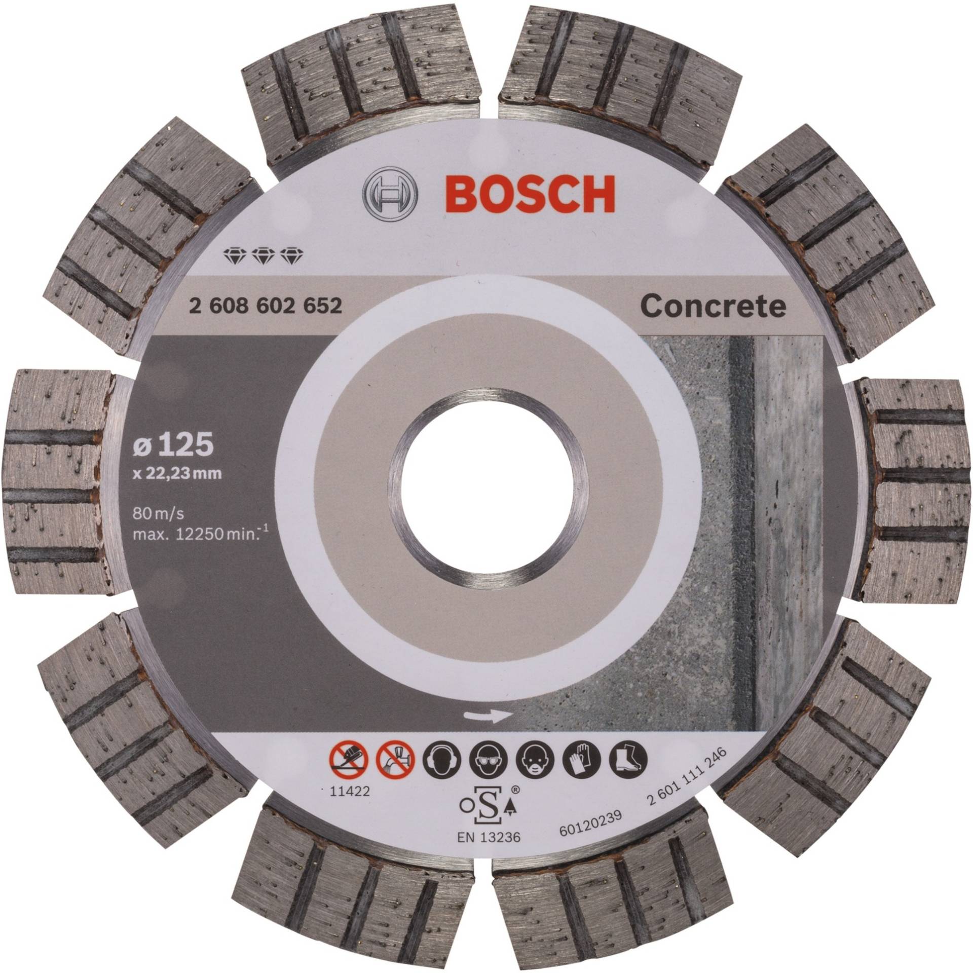 Diamanttrennscheibe Best for Concrete, Ø 125mm von Bosch