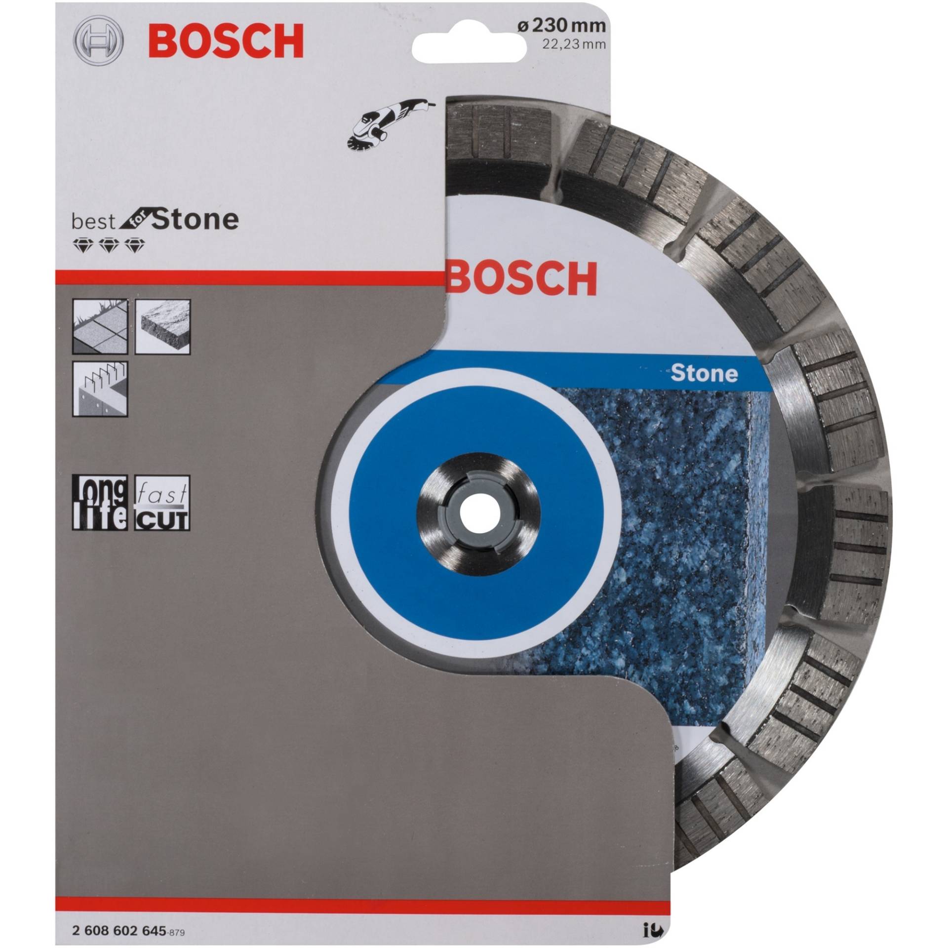 Diamanttrennscheibe Best for Stone, Ø 230mm von Bosch