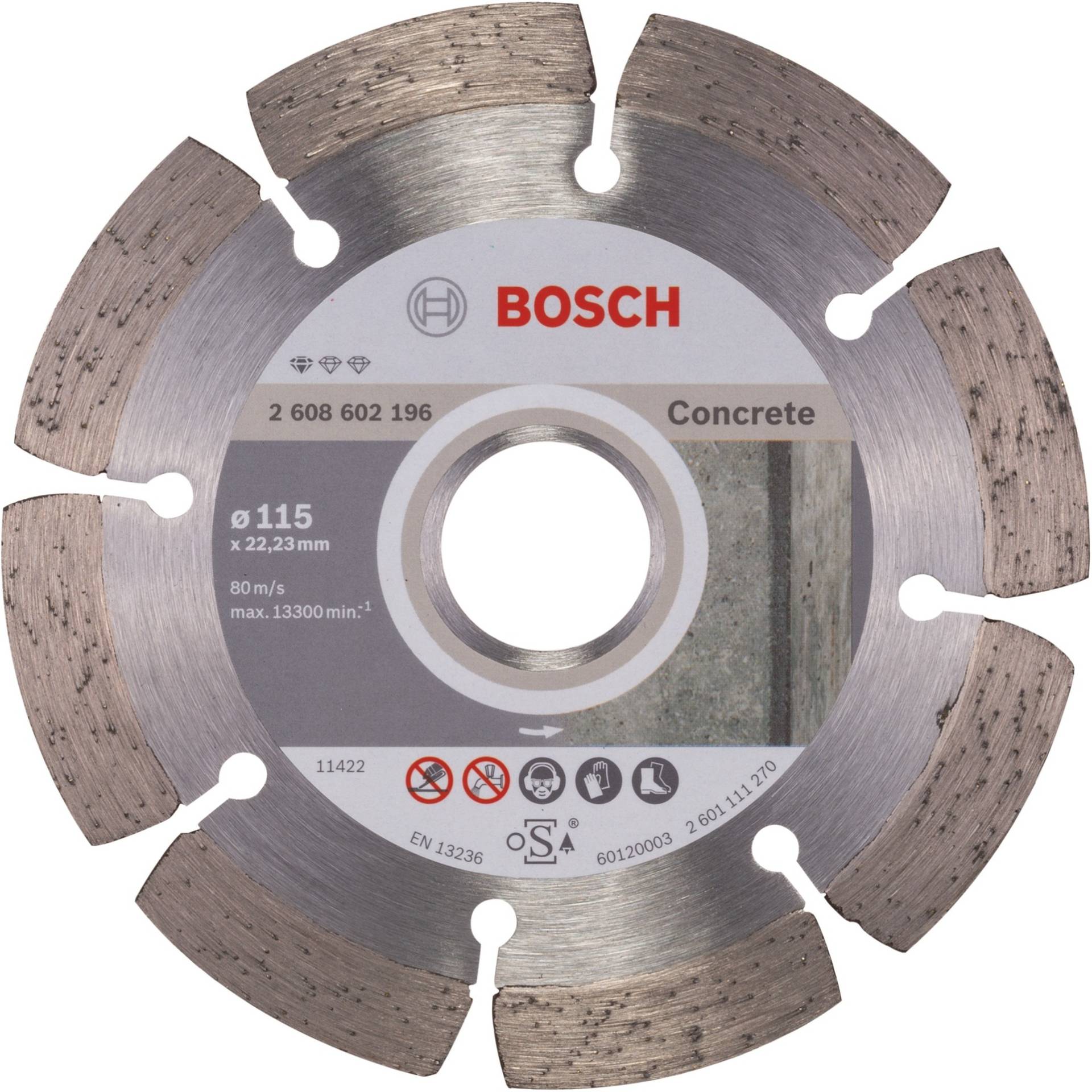 Diamanttrennscheibe Standard for Concrete, Ø 115mm Diamanttrennscheibe Standard for Concrete, Ø 115mm von Bosch