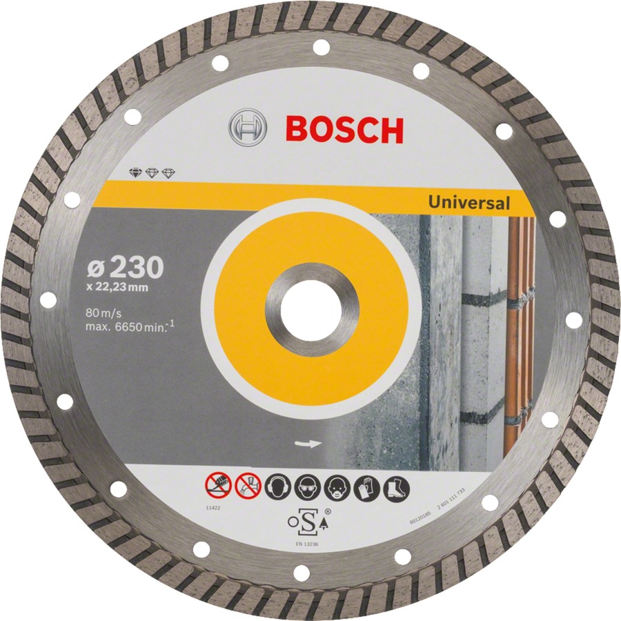 Diamanttrennscheibe Standard for Universal Turbo, Ø 230mm von Bosch