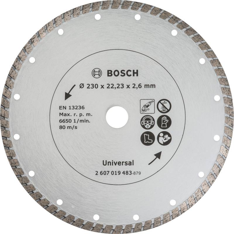 Diamanttrennscheibe Turbo, Ø 230mm von Bosch