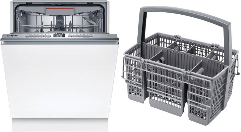 EUSV4HVX1E Vollintegrierbarer 60 cm Geschirrspüler bestehend aus SMZ5100, Besteckkorb / D von Bosch