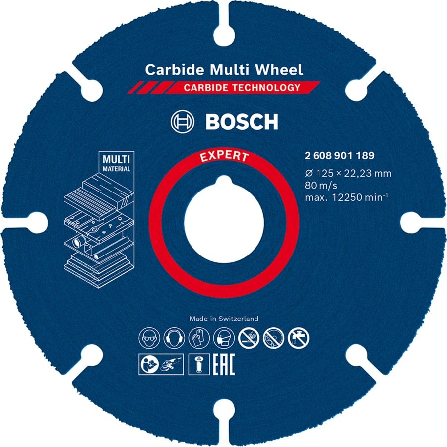 EXPERT Carbide MultiWheel Trennscheibe, Ø 125mm von Bosch