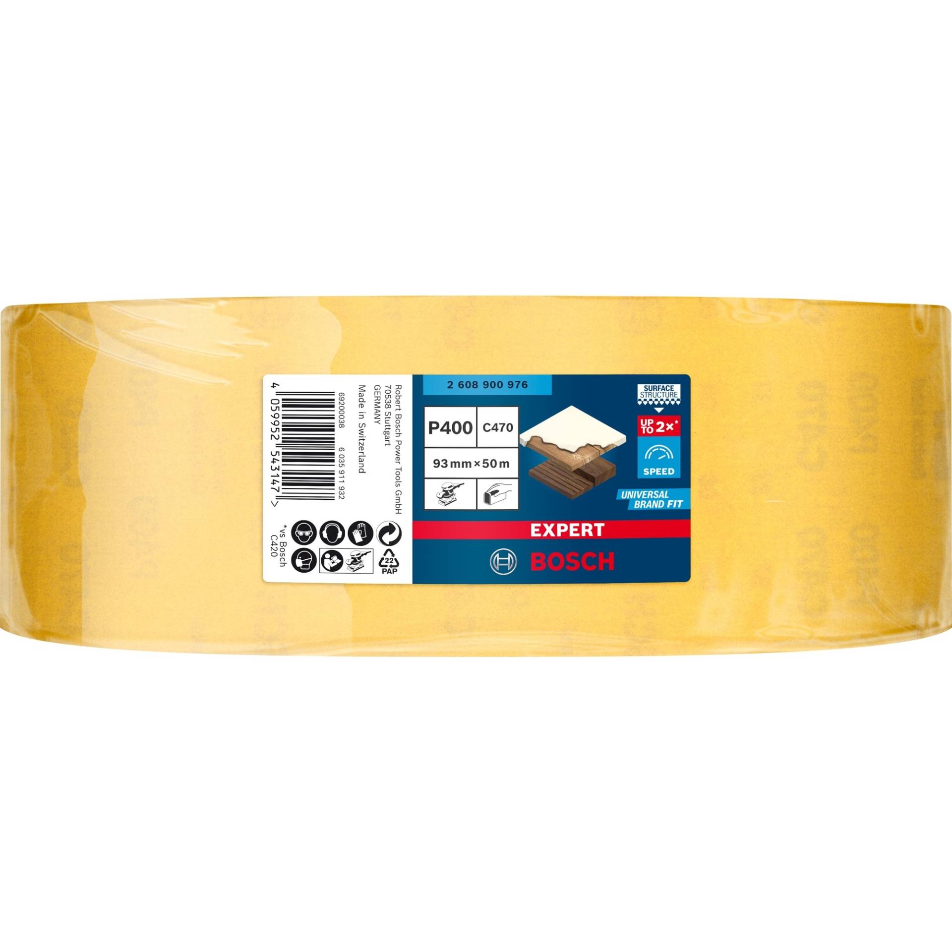 Expert C470 Schleifblatt, 93mm, K400 Expert C470 Schleifblatt, 93mm, K400 von Bosch