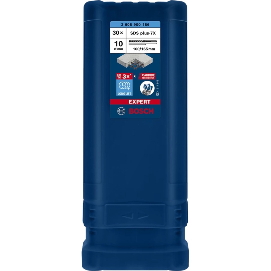 Expert Hammerbohrer SDS-plus-7X, Ø 10mm, 30 Stück Expert Hammerbohrer SDS-plus-7X, Ø 10mm, 30 Stück von Bosch