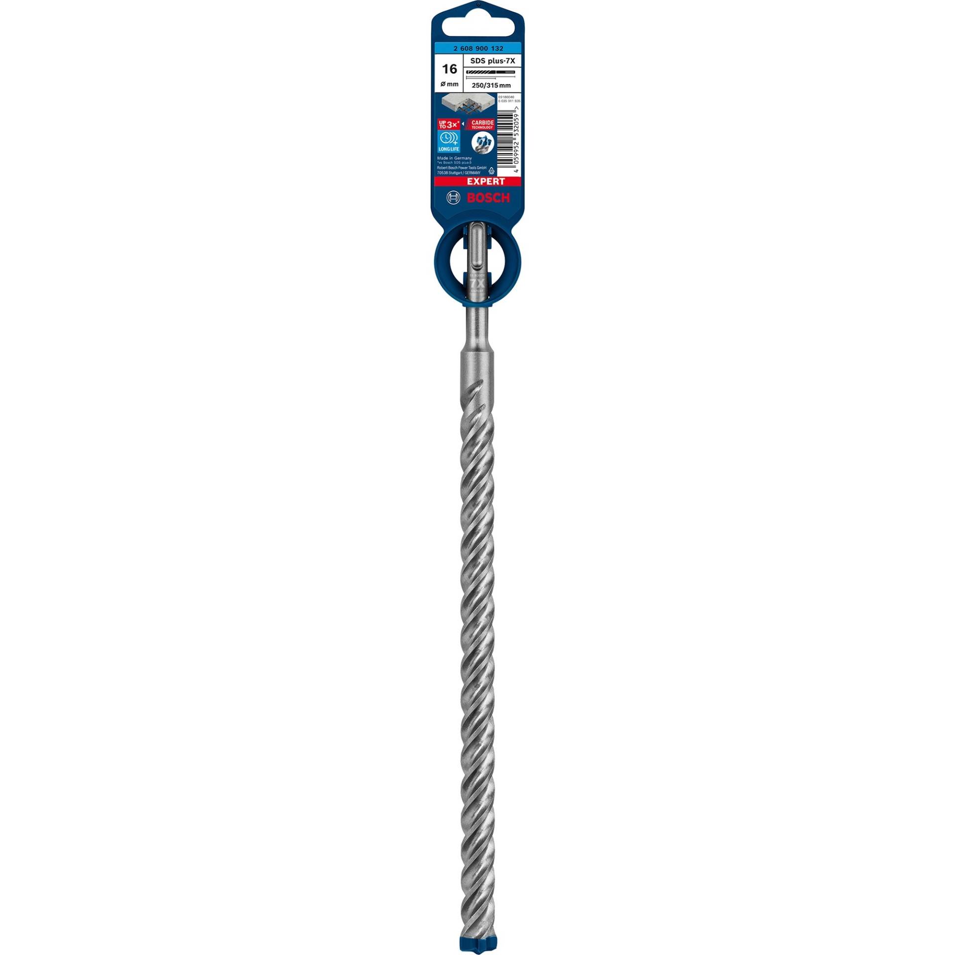 Expert Hammerbohrer SDS-plus-7X, Ø 16mm Expert Hammerbohrer SDS-plus-7X, Ø 16mm von Bosch