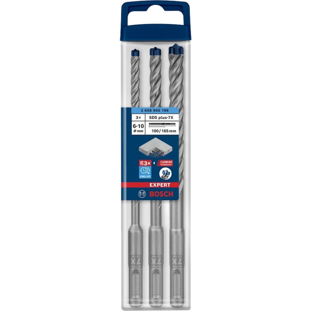 Expert Hammerbohrer-Satz SDS-plus-7X, 3-teilig Expert Hammerbohrer-Satz SDS-plus-7X, 3-teilig von Bosch