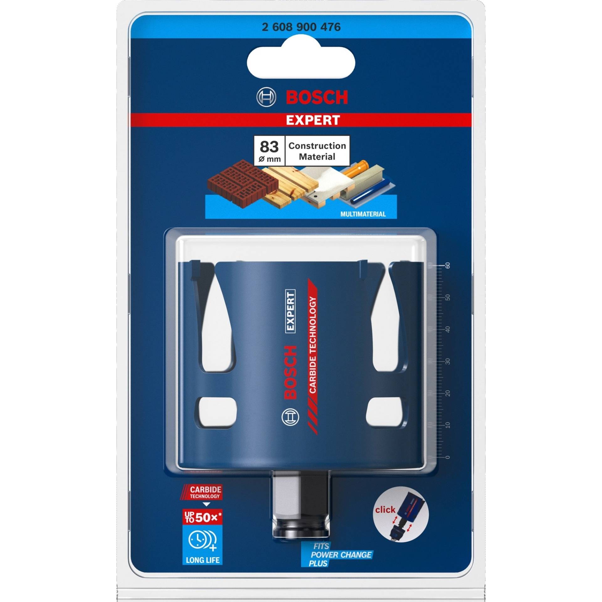 Expert Lochsäge ''Construction Material'', Ø 83mm Expert Lochsäge ''Construction Material'', Ø 83mm von Bosch