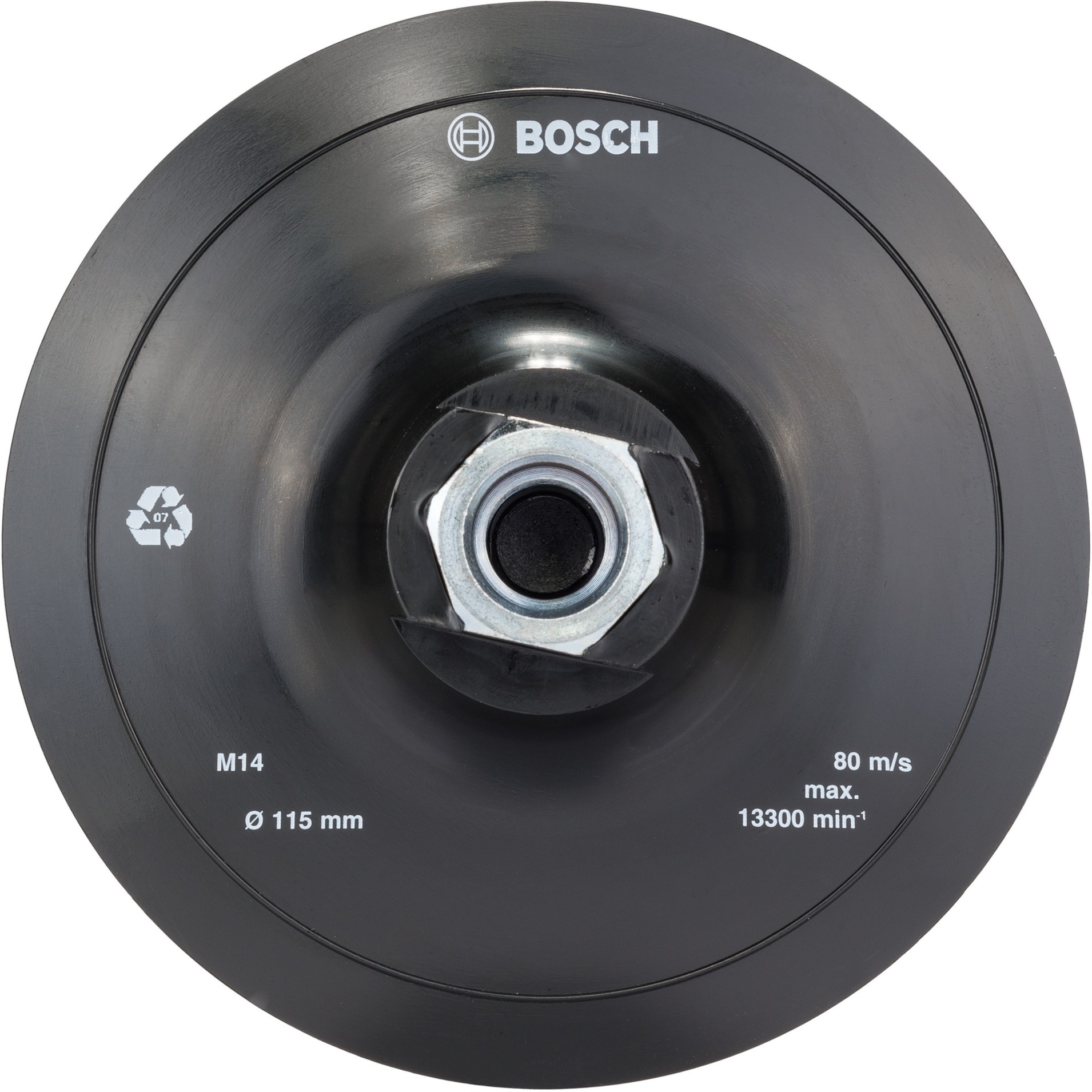 PRO Backing Pad, Gummi-Schleifteller Ø 115mm PRO Backing Pad, Gummi-Schleifteller Ø 115mm von Bosch