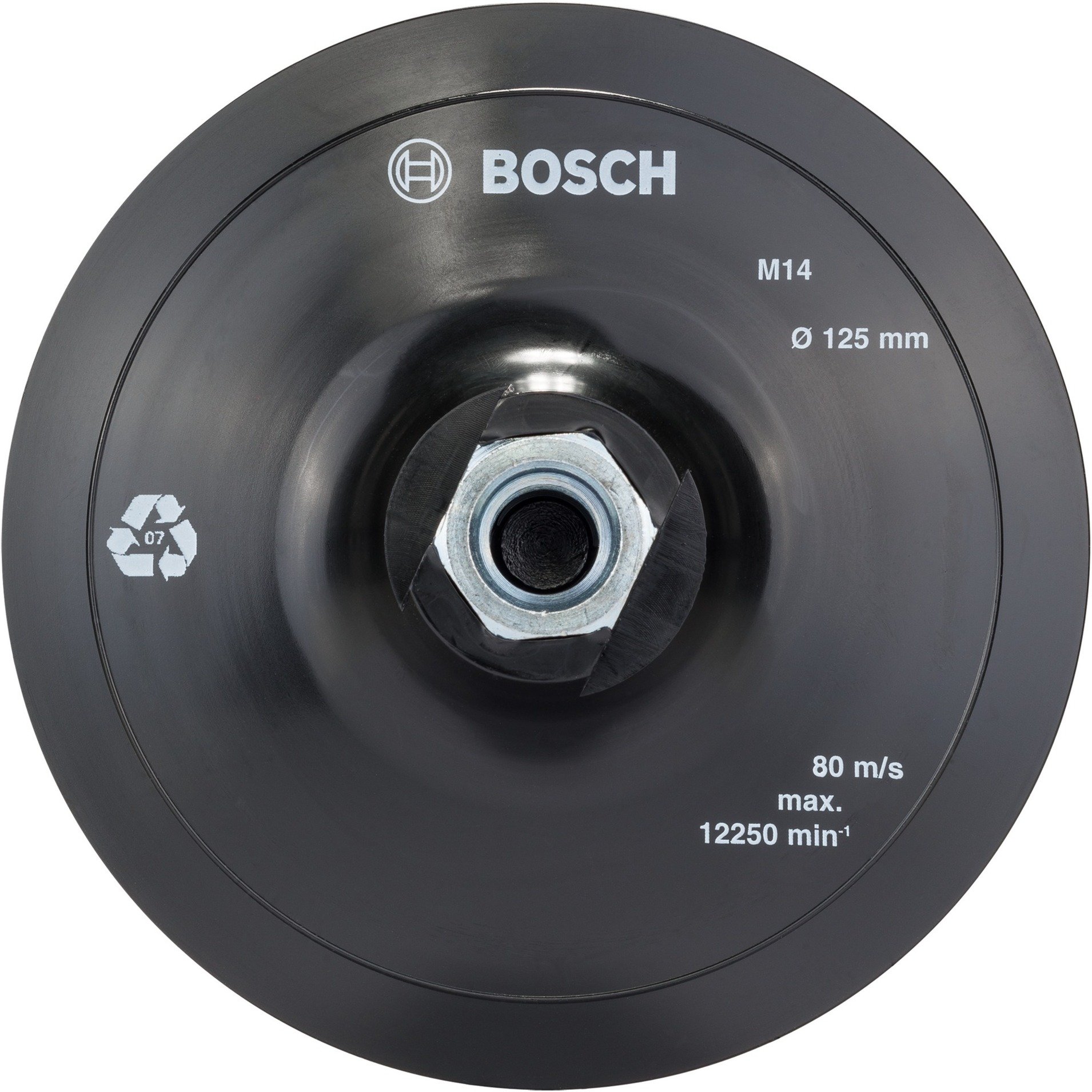 PRO Backing Pad, Gummi-Schleifteller Ø 125mm PRO Backing Pad, Gummi-Schleifteller Ø 125mm von Bosch
